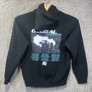 Beimar Hoodie Mens Large Black Lovin Life Racing Fleece Pullover‎ Sweatshirt